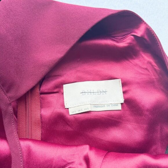 BHLDN TEAL EMERALD CHIFFON KEYHOLE SLIT EVENING FORMAL GOWN DRESS OB061859 - XS - Picture 10 of 13